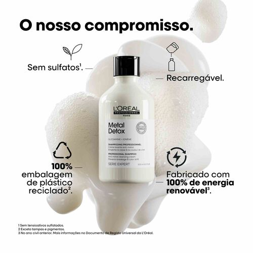 Refill Shampoo Metal Detox Sem Sulfatos - Metal Detox | L'Or&eacute;al Partner Shop