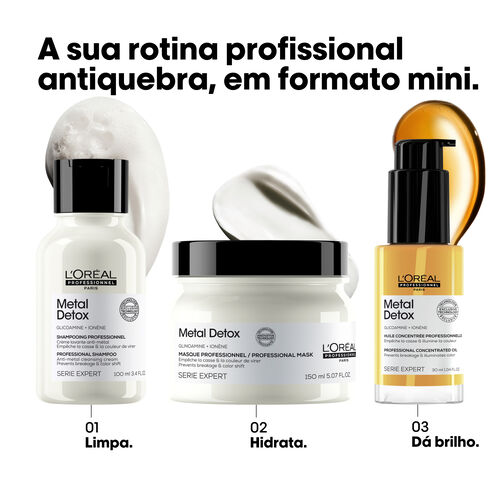 Metal Detox M&aacute;scara Formato Mini - Minis de venda | L'Or&eacute;al Partner Shop