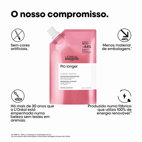 Refill Shampoo Pro Longer 1L - Serie Expert | L'Or&eacute;al Partner Shop