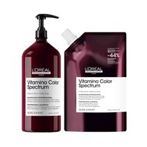 PACK REFILL 1L E SHAMPOO 1500 ML  VITAMINO COLOR SPECTRUM - Formatos Refill | L'Or&eacute;al Partner Shop