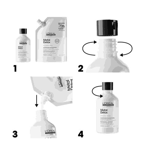 Refill Shampoo Metal Detox Sem Sulfatos - Metal Detox | L'Or&eacute;al Partner Shop