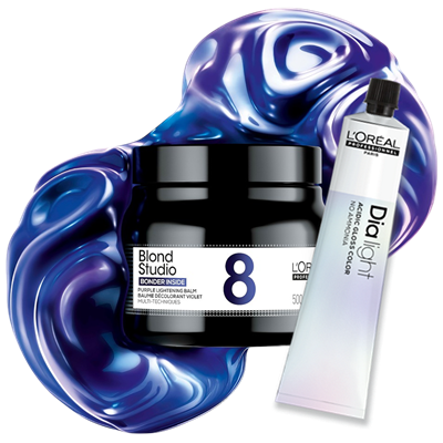 Loreal Pro Blond Studio + dia light